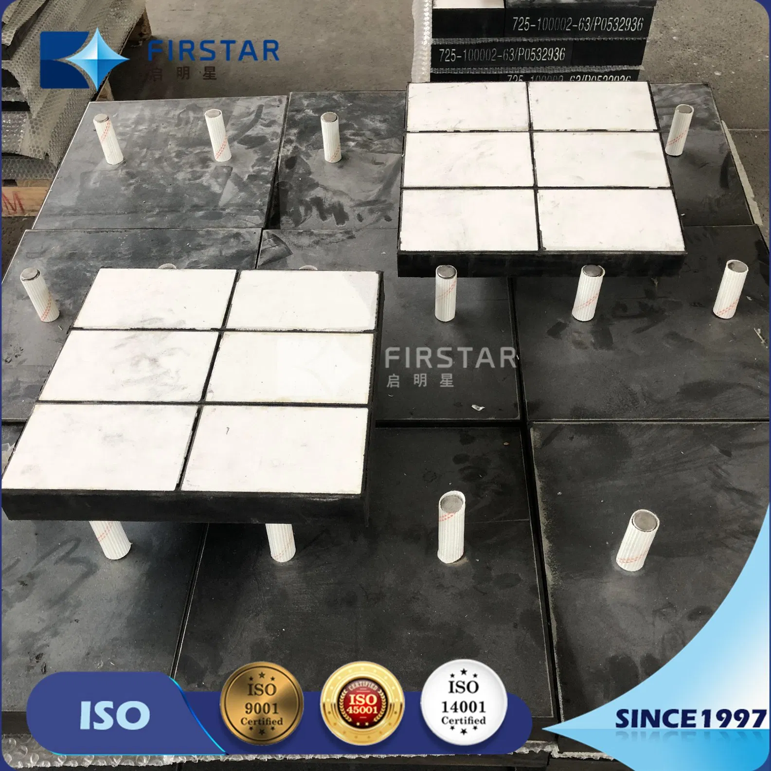 Mining Ceramics Wear Resistant Rubber Backed Ceramic Lining /Anti Wear Ceramic Liner