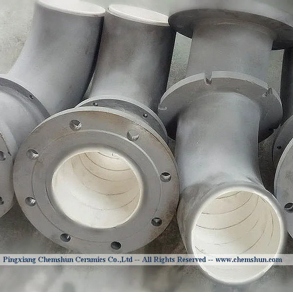 Alumina Ceramic Tube Pipe Lined Carbon Steel for Coal Conveying