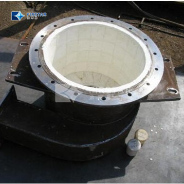 Manufacturer of Weldable Ceramic Tile Lined Pipe and Pipe Fittings for Conveyor system in Mining