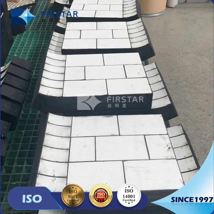 Anti Impact&Abrasion Alumina Ceramic Panel Chute Liner