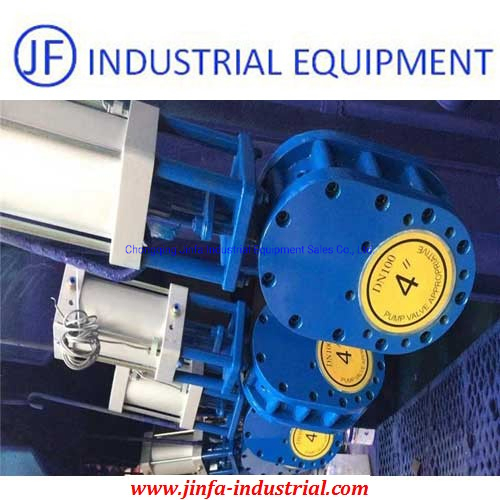 DN80 Pneumatic Ceramic Lined Twin Disc Gate Valve