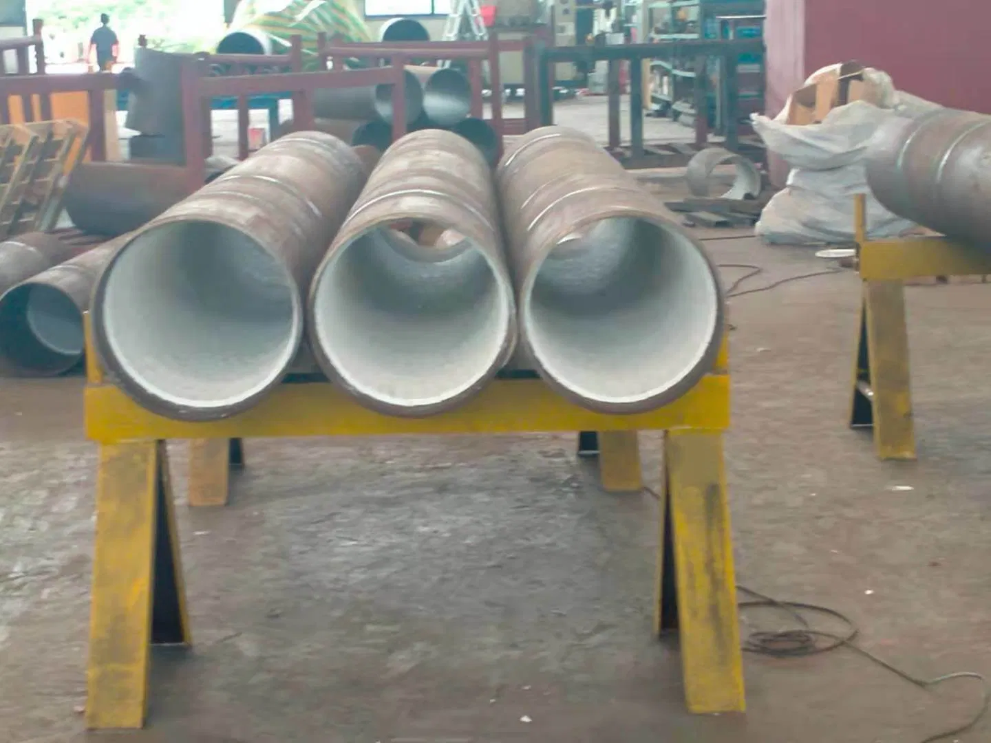 Steel Lined Ceramic Pipe