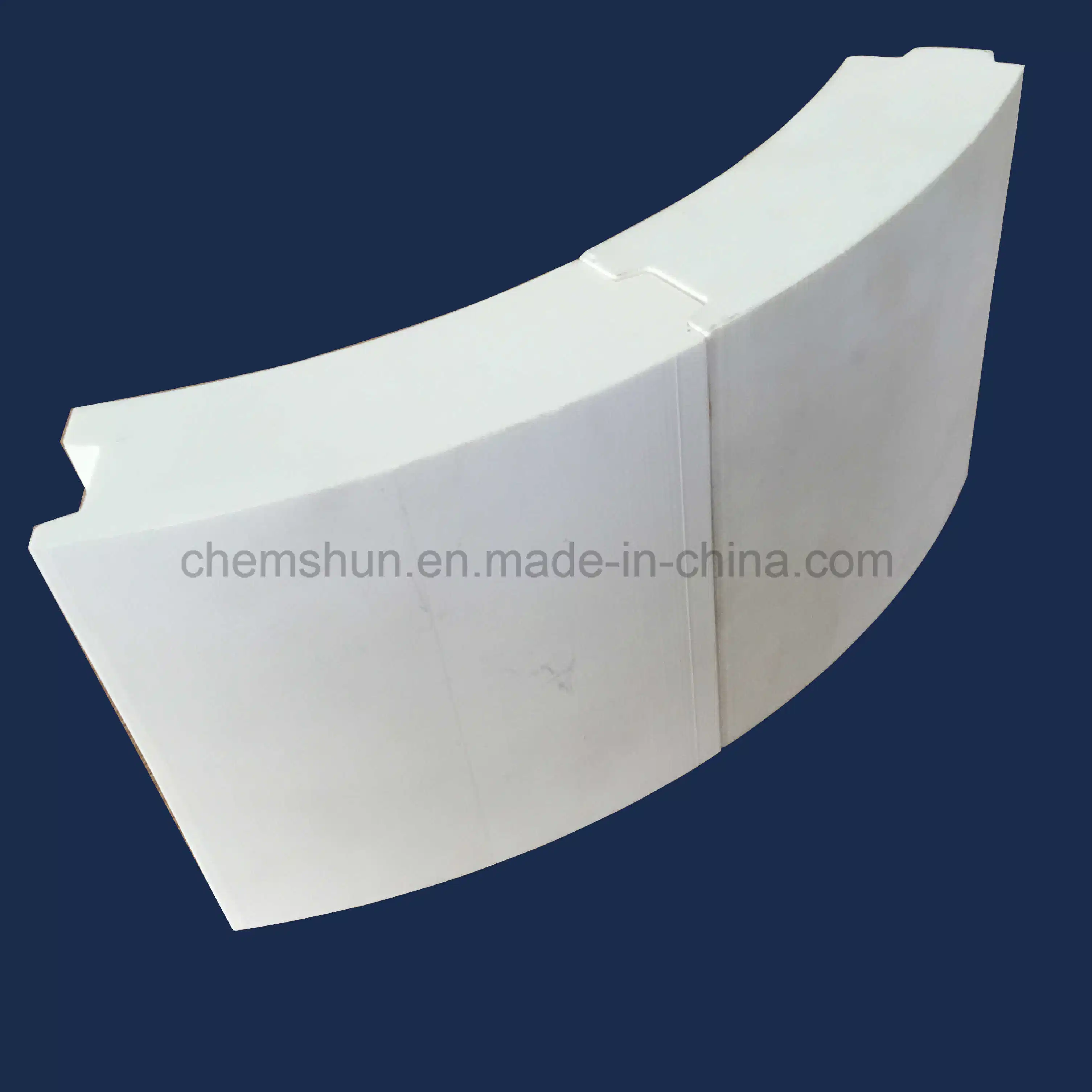 Wear Resistant Ceramic Elbow Bend Pipe Tile Lined Steel Pipeline