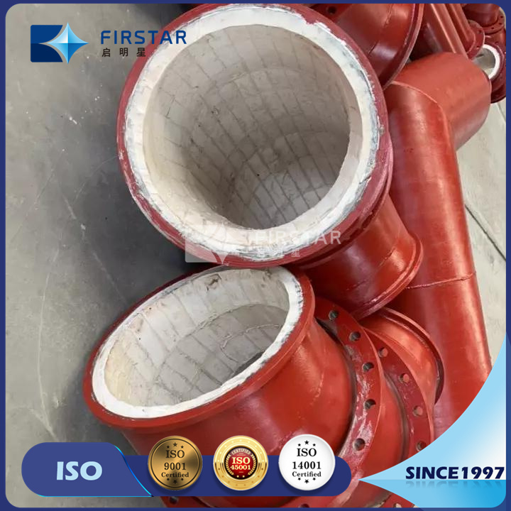 Premium Ceramic Tile Lined Pipes and Elbows for Industrial Applications