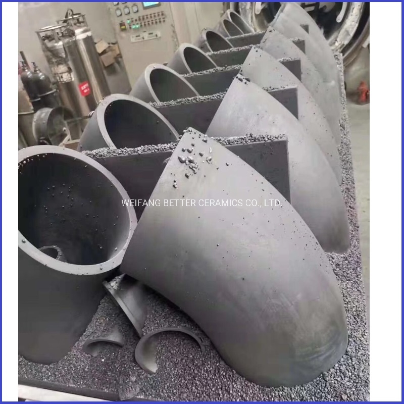 Steel Pipe/Bend Shape Lined with Silicon Carbide Ceramic Tube Liner