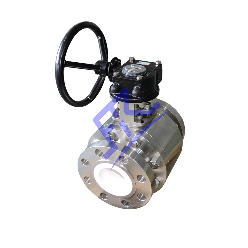 Stainless Steel Manual Ceramic Lined Composite Ball Valves for Corrosive Medium