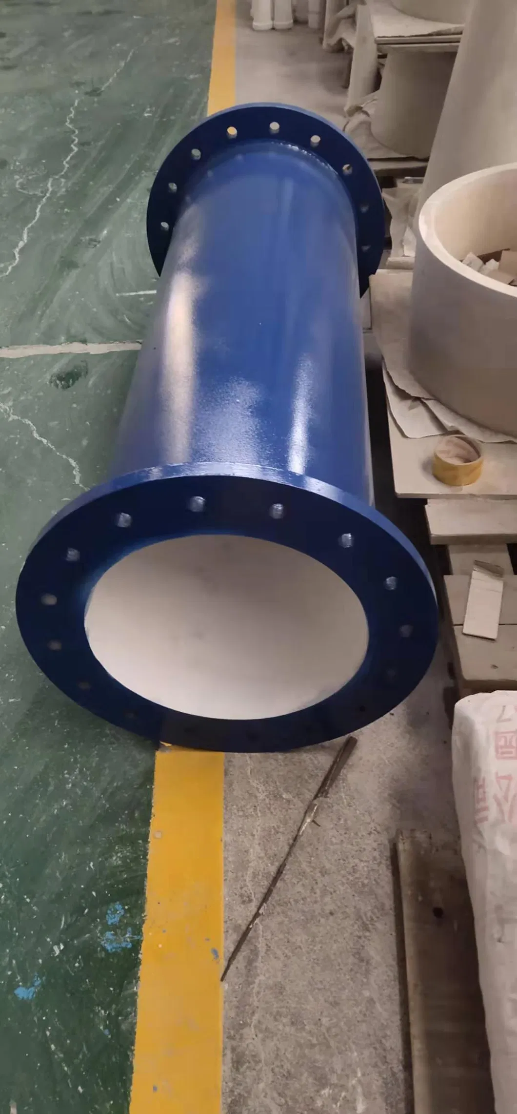 Wear Resistant Alumina Ceramic Tile Lined Pipe Spool