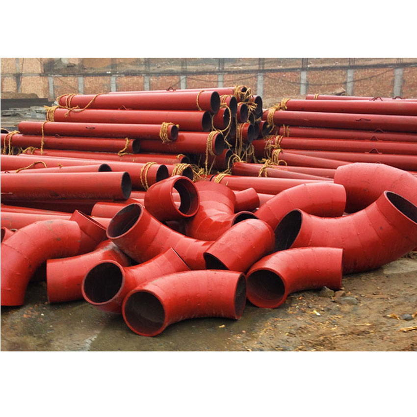High Ceramic Lined Anti- Wear 60 120 Degree Carbon Steel Elbow Pipe