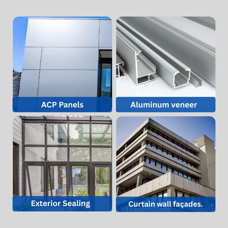 Topsen 8800 Architectural Grade Structural Glazing Sealant, One-Component