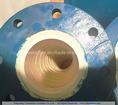 Abrasion Resistant Alumina Ceramic Lined Pipe Elbow