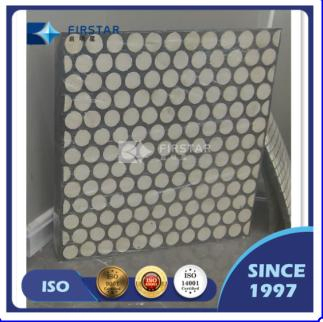 Wear Plate Hexagonal /Square and Cylinder Alumina Ceramic Rubber Wear Liner