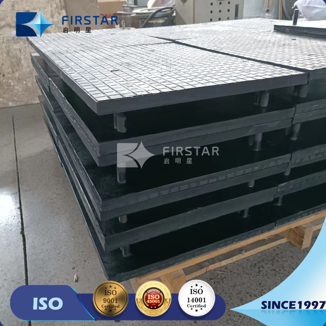 Abrasion &amp; Impact Resistant Ceramic Block Rubber Ceramic Chute Liner