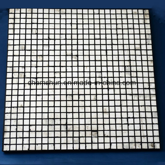 Rubber Backed Ceramic Wear Liner Tile with Facotry Price