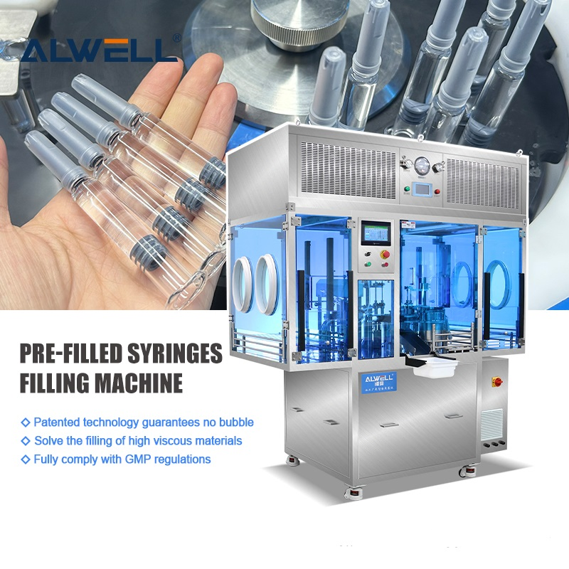 1-20ml Collagen Pre-Filled Stock Solution Five-Head Syringe Filling Machine