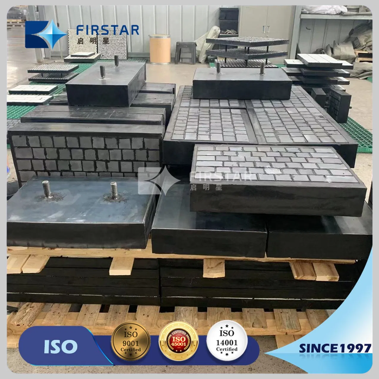 Premium Rubber Backed Steel Wear Liners with Silicon Carbide