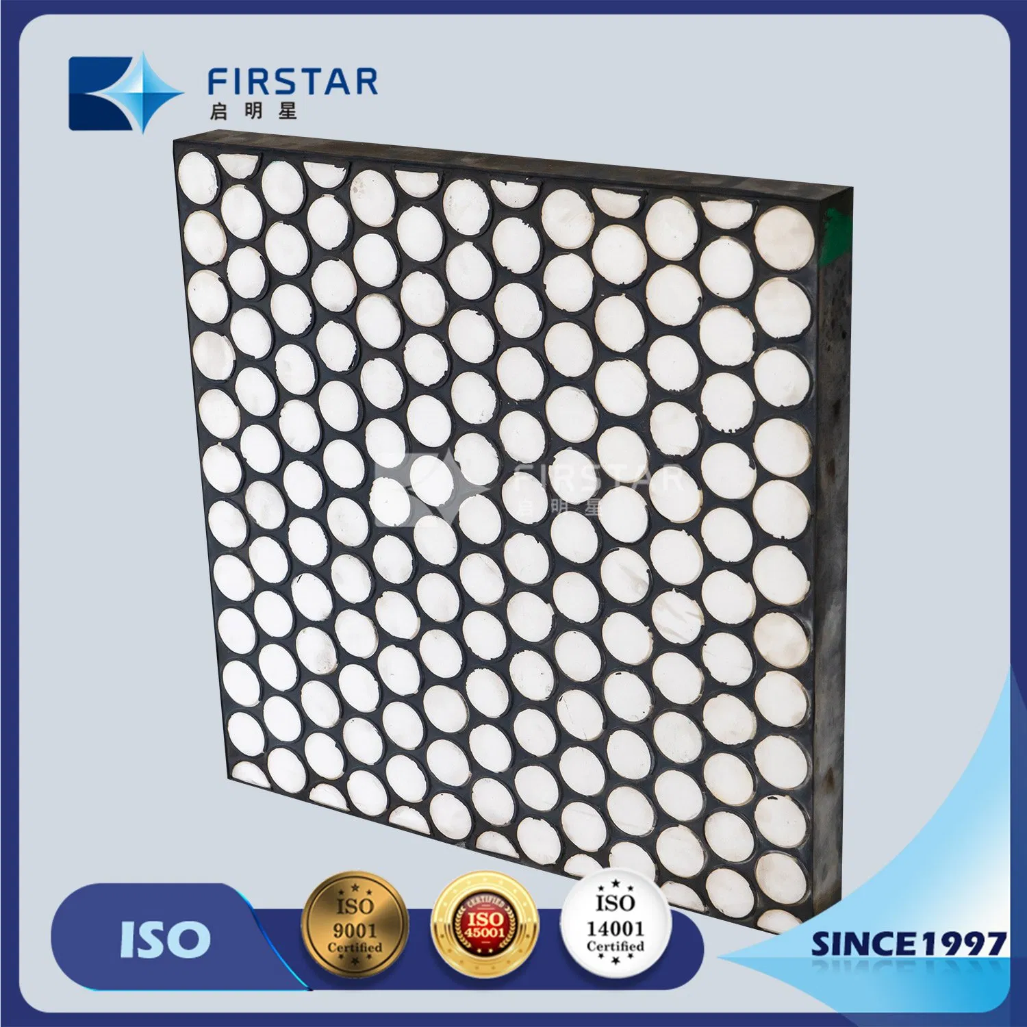 Durable Composite Rubber Ceramic Panels for Mining Applications