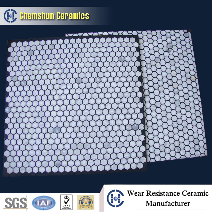 Customized Ceramic Rubber Composite Wear Liner Plate for Conveyor Chute