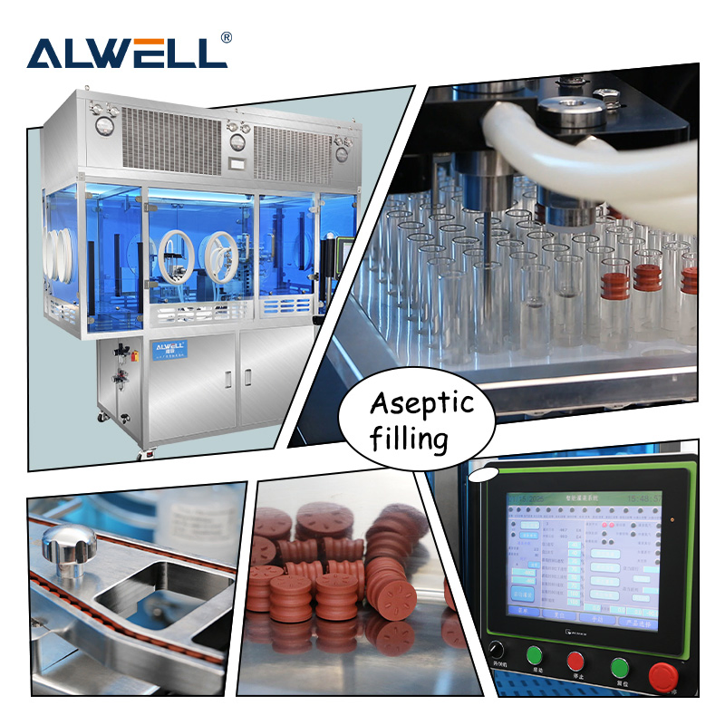 Automatic Sterile Prefilled Syringe and Pharmaceutical Cartridge Filling Machine