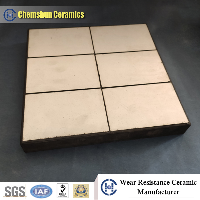 Impact Resistant Rubber Ceramic Wear Plate