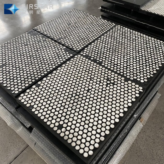 China Factory Produce High Quality Rubber Backed Alumina Composite Plates