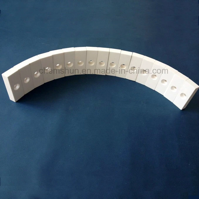 Wear Resistant Ceramic Elbow Bend Pipe Tile Lined Steel Pipeline