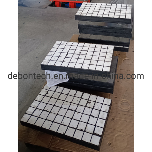 Rubber Ceramic Steel Liner Composite Rubber Ceramic Plate