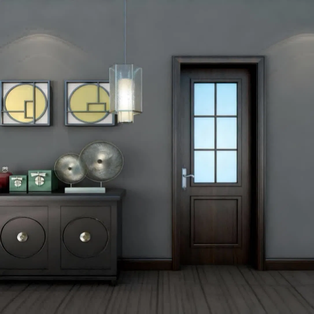 Aluminum Honeycomb Exterior Door with Thermal Break and Weather Resistant Finish