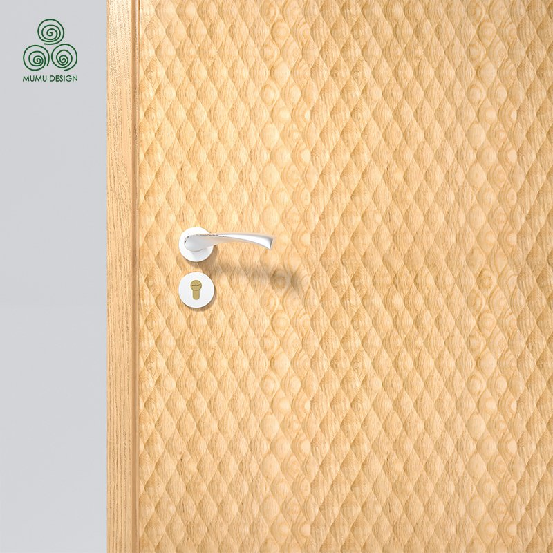 Robust Exterior Wood Security Door Weather Resistant for Enhanced Safety Door Panel