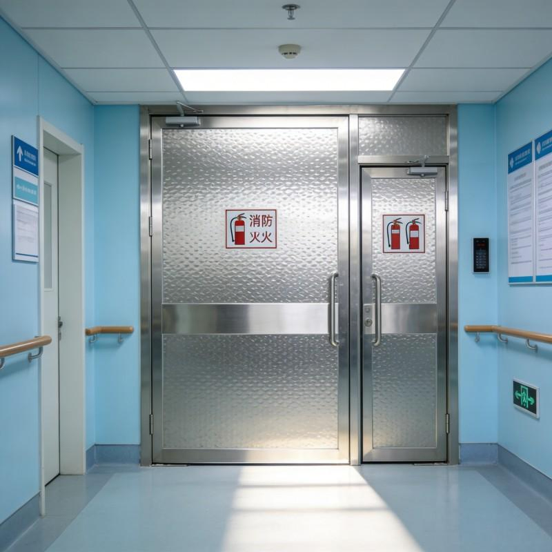 Residential Stainless Steel Entrance Door with Custom Finish