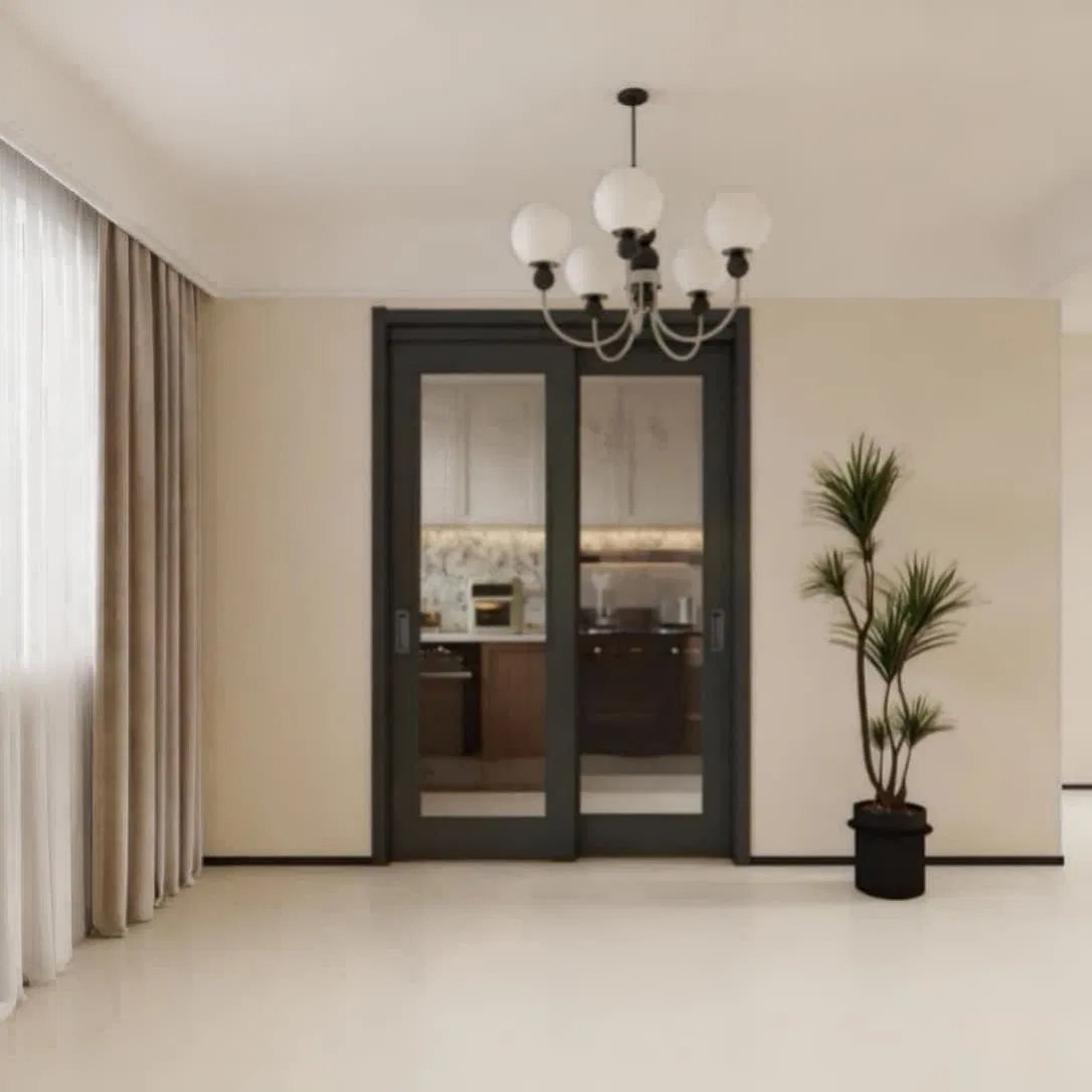 Aluminum Honeycomb Exterior Door with Thermal Break and Weather Resistant Finish