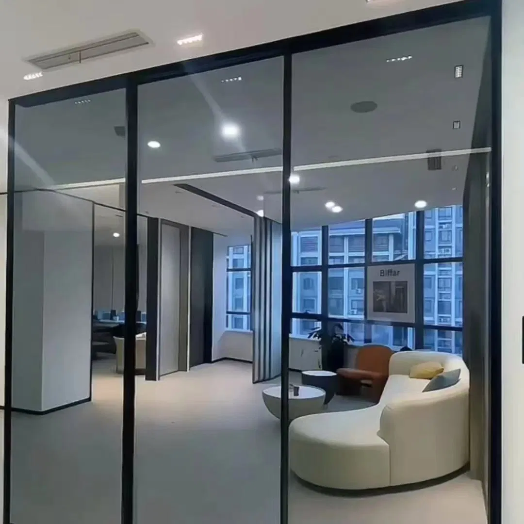 Wholesale Price Aluminum Modern Sliding Entrance Glass Security Interior New Pivot Steel Door