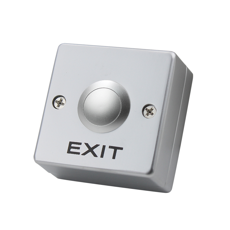 Zinc Alloy Door Exit Button Push Button Switch with Base for Smart Home Security Access Control System /Automatically Open Sliding Door or Gate (SB53)