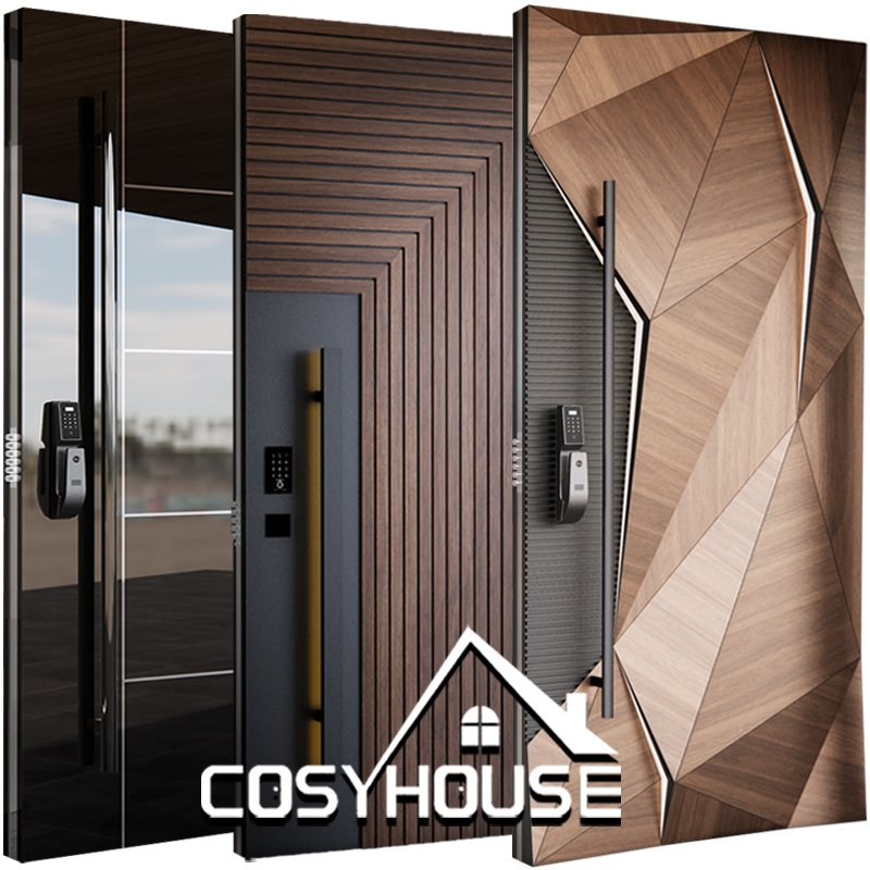 Oversized Luxury Entrance Door Modern Architectural Villa Front Door