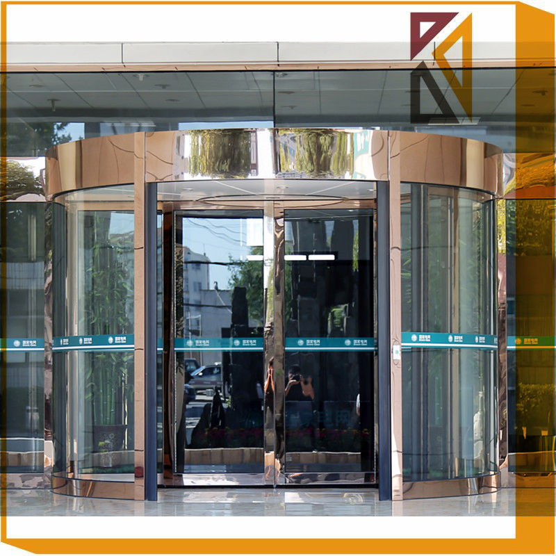 Commercial Building Entrance Revolving Door Automation System