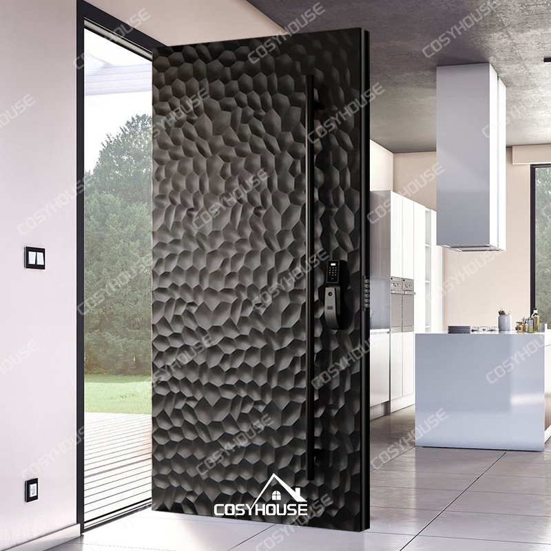 Exterior Security Doors for Houses – Solid Wood, Steel and Aluminum Pivot Entry Doors with Weather-Resistant Design