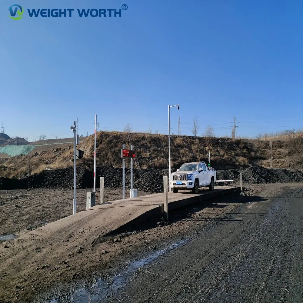 Smart Truck Weighing Solution Featuring Traffic Lights and Cameras