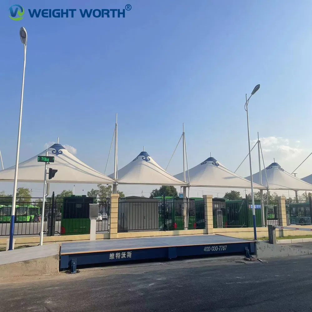 Smart Truck Weighing Solution Featuring Traffic Lights and Cameras