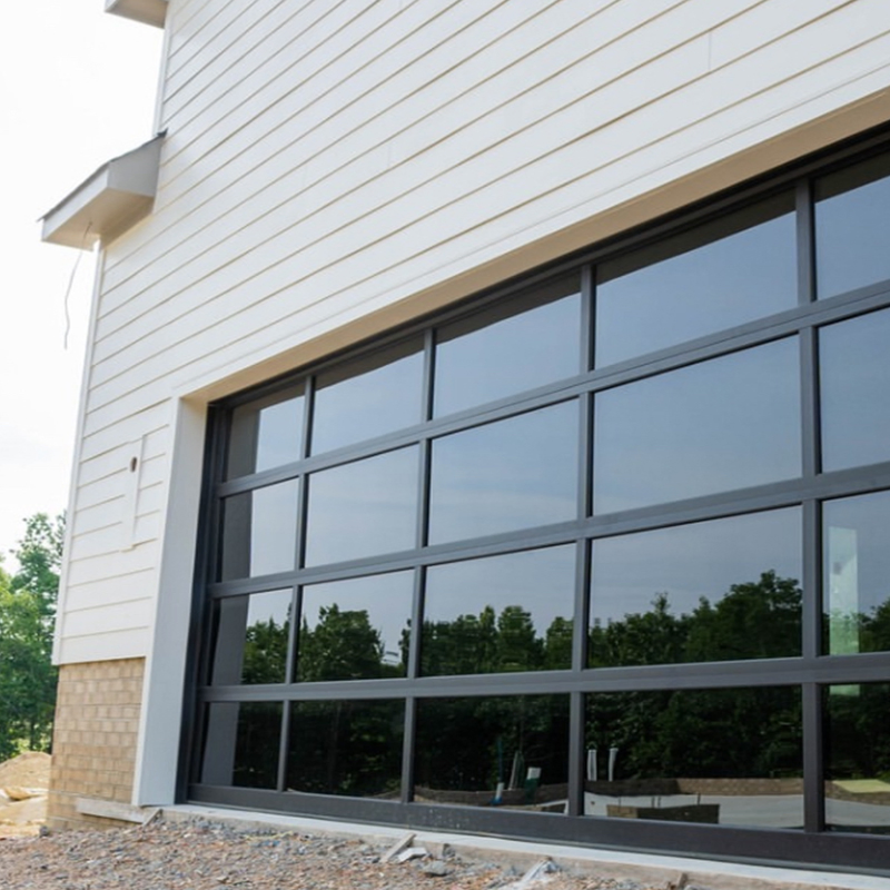 Smart Glass Garage Door Automated System for Convenient Home Access