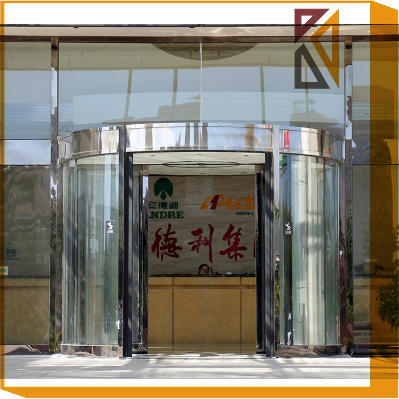 Commercial Building Entrance Revolving Door Automation System