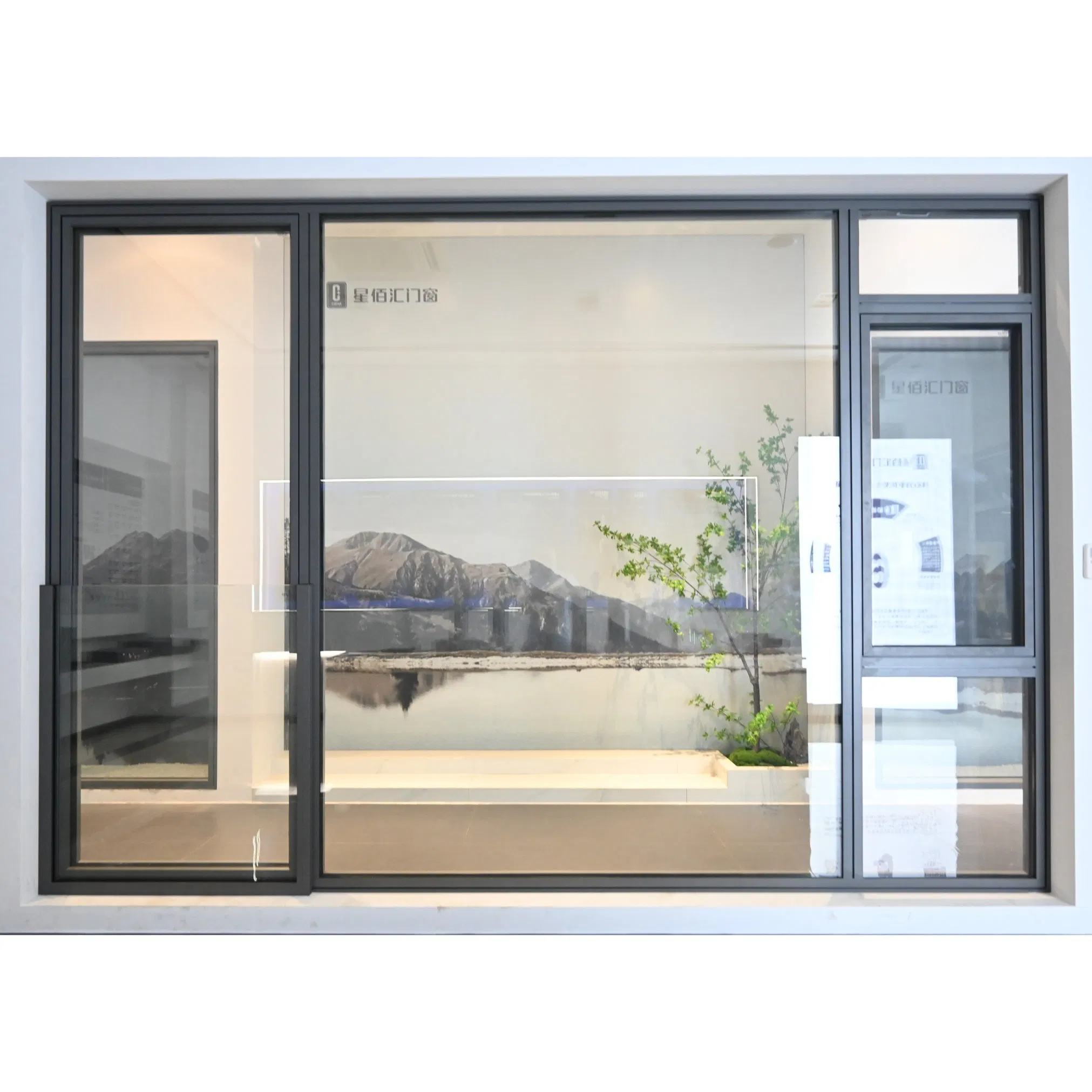 Flush Windows and Door System with Standard Tightness Window Aluminum Thermal Insulation Building Material