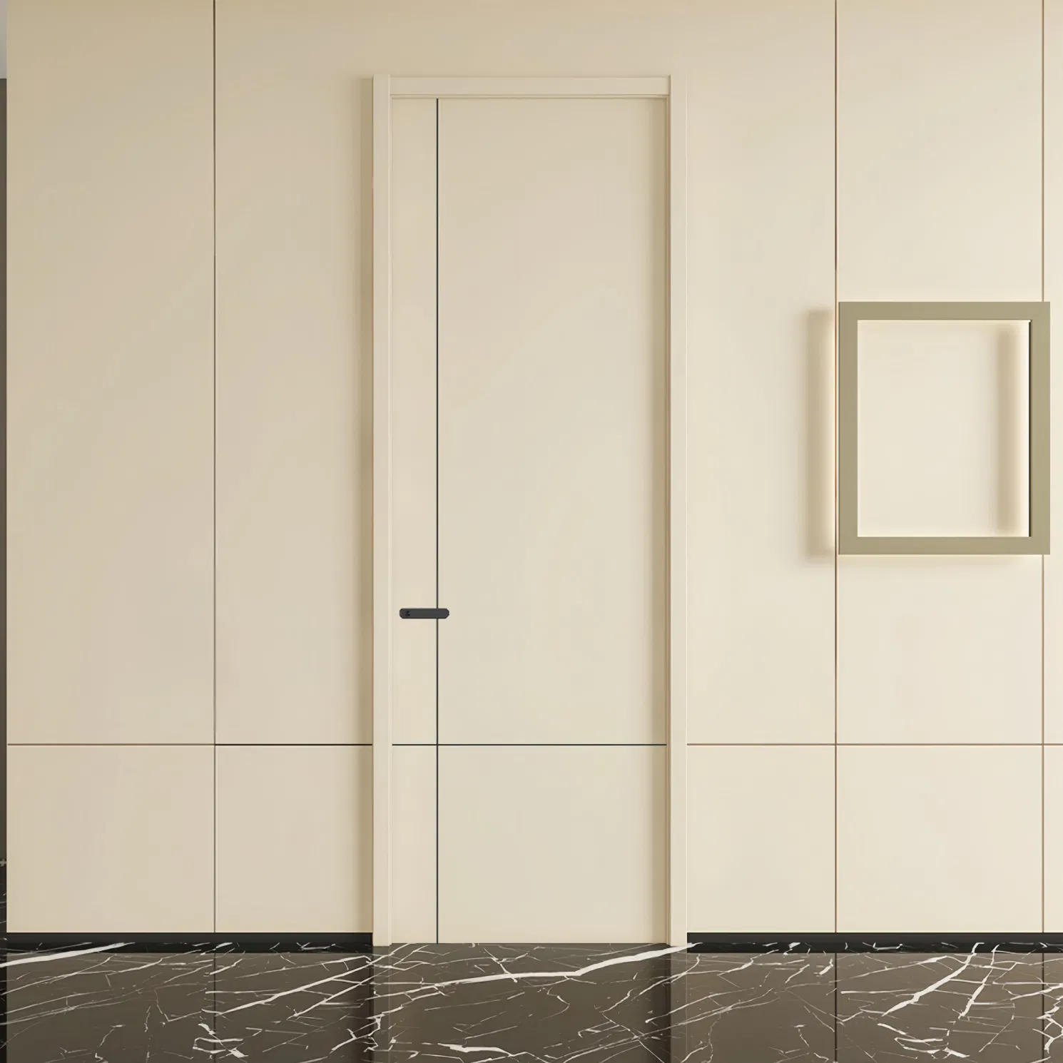 Weather-Resistant WPC Wood Door for Exterior and Interior Applications in Coastal Areas