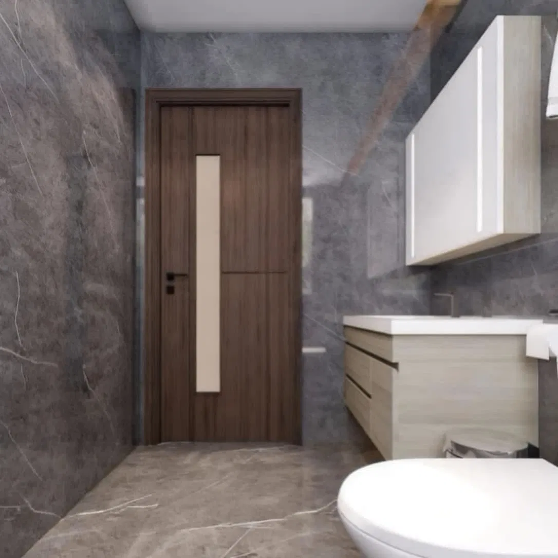 Aluminum Honeycomb Exterior Door with Thermal Break and Weather Resistant Finish