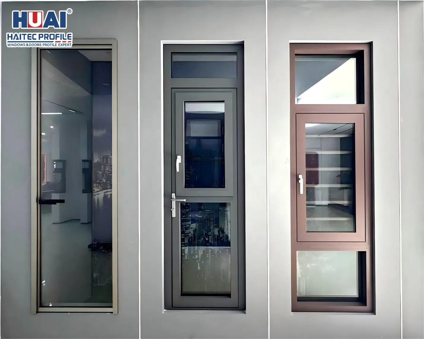 Energy Efficient Window System with Anodized Surface and Thermal Break