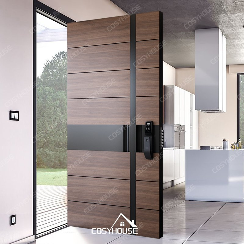 Weather-Resistant Solid Timber Exterior Door with SGS Certification, Pest Protection and Advanced Security Lock for Australian Coastal Homes