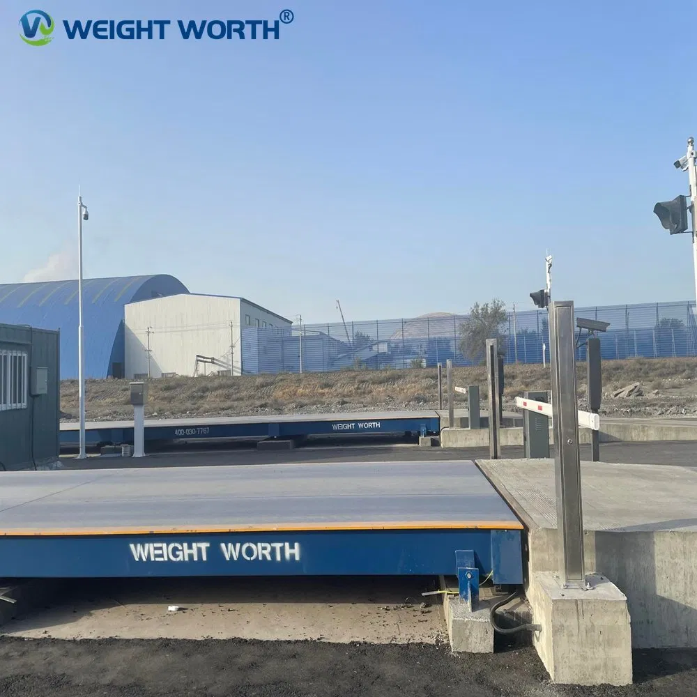 Smart Truck Weighing Solution Featuring Traffic Lights and Cameras