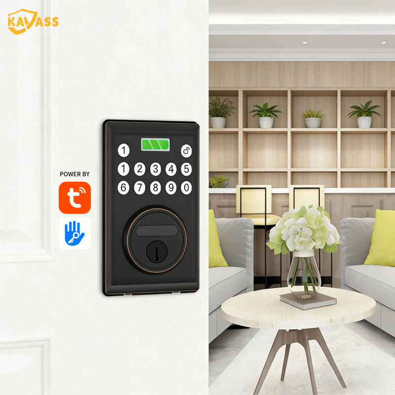 Kavass Secure Smart Door Lock System with Bluetooth and Remote Access