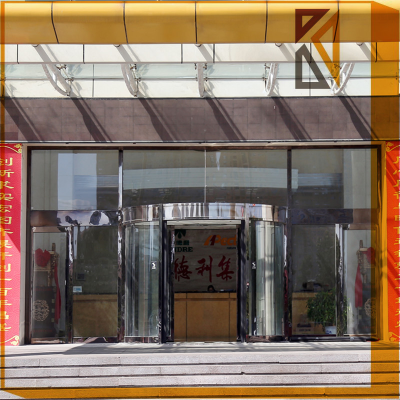 Commercial Building Entrance Revolving Door Automation System