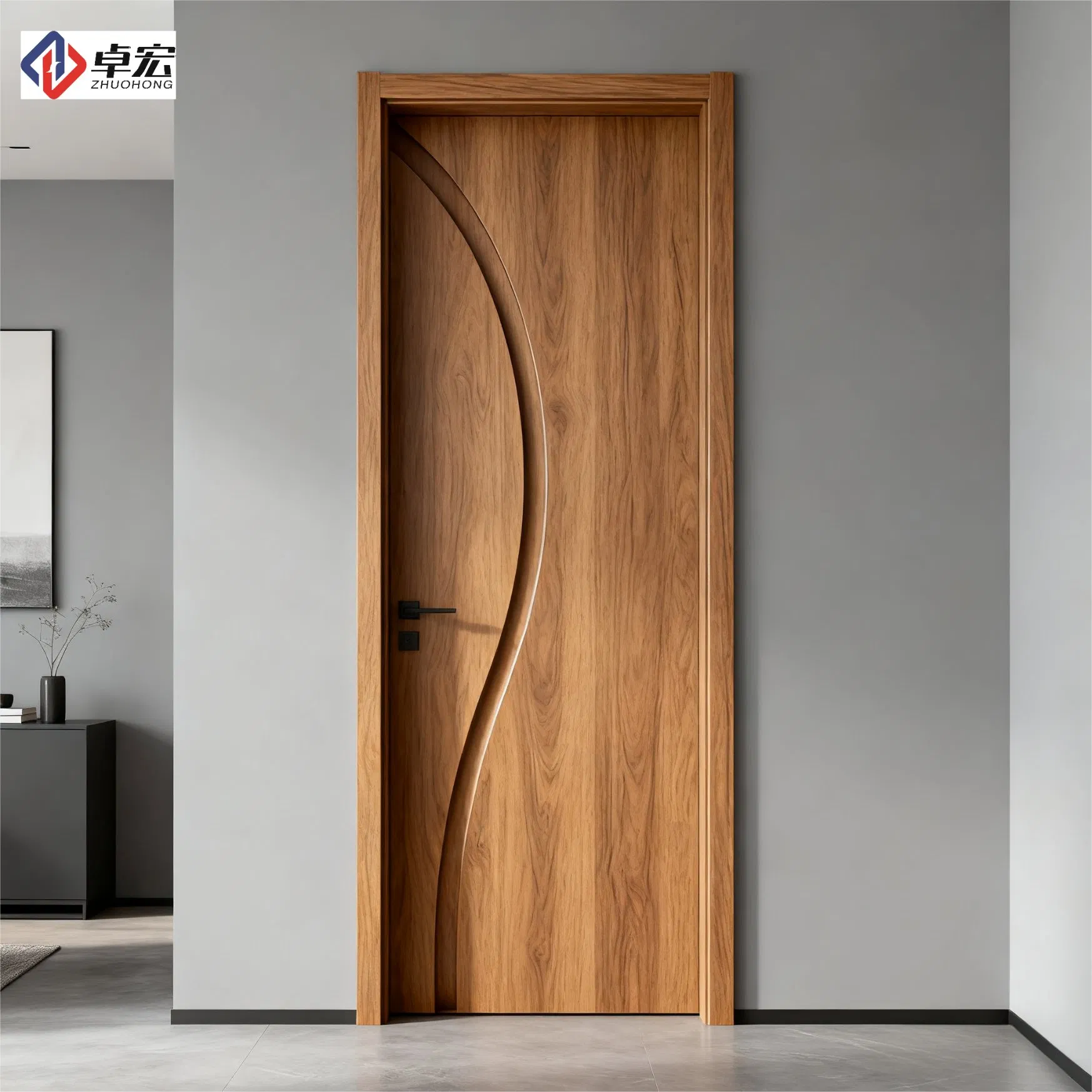 Modern Luxury Security Aluminum Alloy Door for Residential Main Entrance