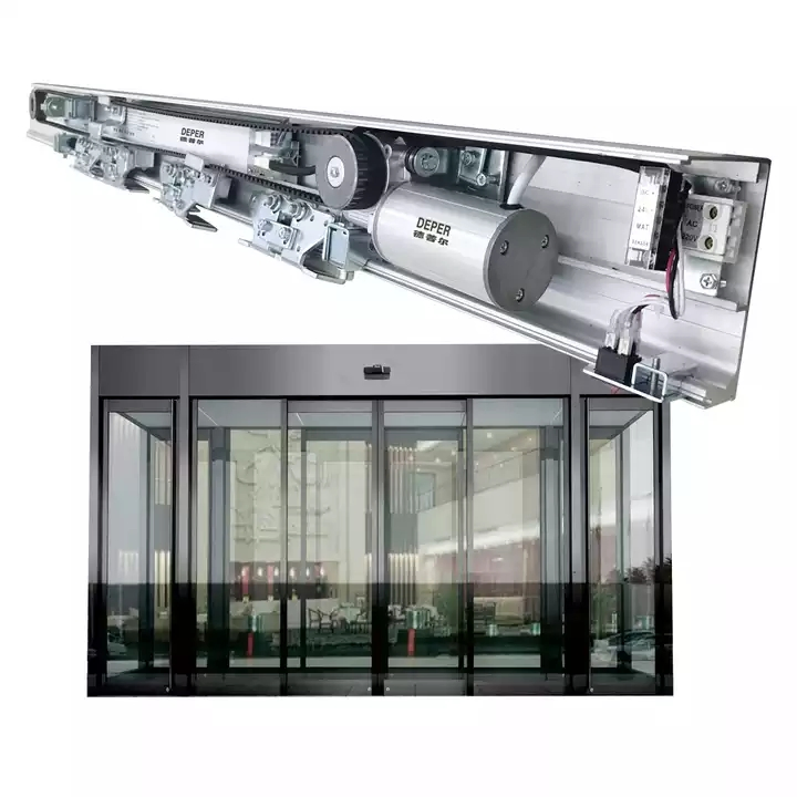 Original Factory Commercial Entrance Low Price Automatic Sensor Glass Sliding Door System