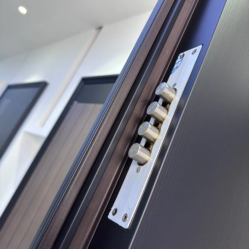 Exterior Steel Metal Door Weather Resistant with Sound Insulation 45dB